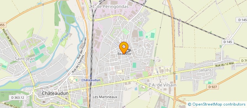 localisation de l'entreprise MADAME CECILIA FRANCE YVETT COLOMBEL à CHATEAUDUN