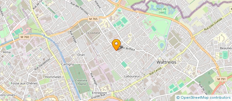 localisation de l'entreprise MADAME CECILIA FROMENT  WATTRELOS