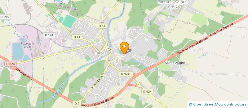 localisation de l'entreprise MADAME CECILIA GABARRE  TARTAS