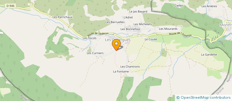 localisation de l'entreprise MADAME CECILIA GARRABOS  LES OMERGUES