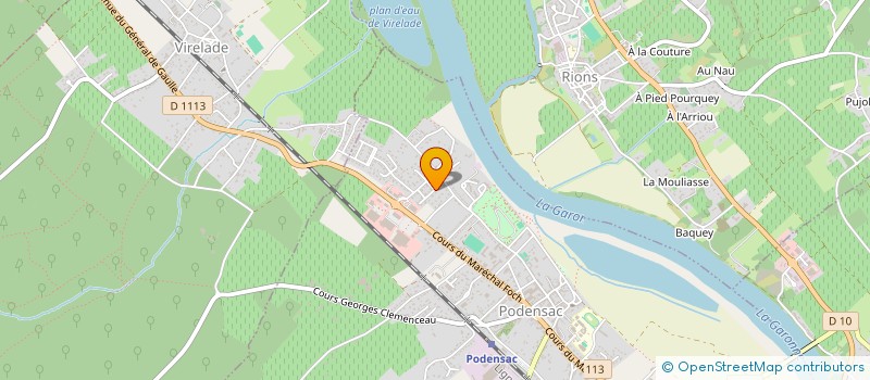 localisation de l'entreprise MADAME CECILIA GAUBERT  PODENSAC