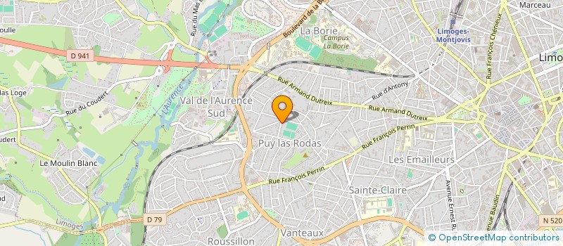 localisation de l'entreprise MADAME CECILIA GAUCHON à LIMOGES