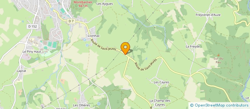 localisation de l'entreprise MADAME CECILIA GAUTHIER  YSSINGEAUX