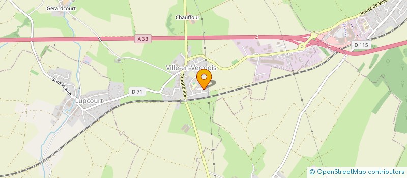 localisation de l'entreprise MADAME CECILIA GAVELLES  VILLE-EN-VERMOIS