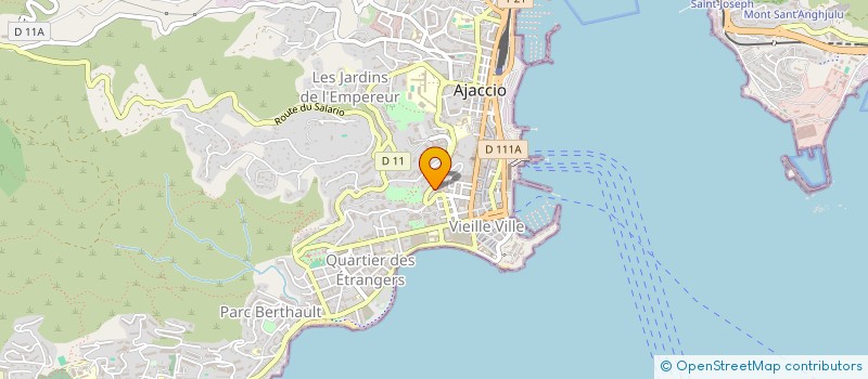 localisation de l'entreprise MADAME CECILIA GOLI  AJACCIO