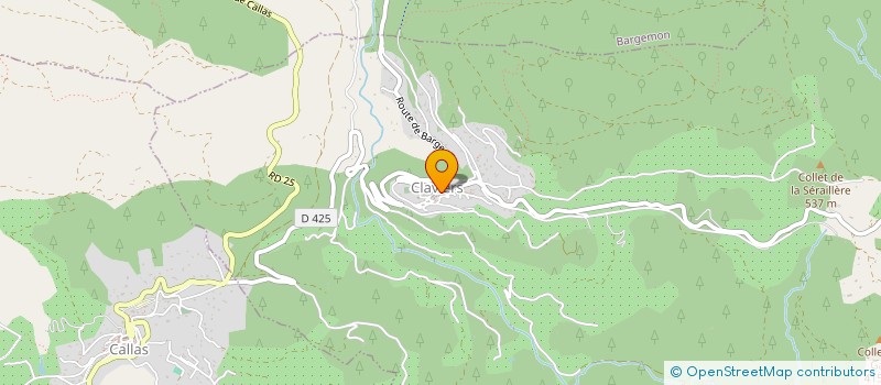 localisation de l'entreprise MADAME CECILIA GOSSELIN  CLAVIERS