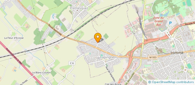 localisation de l'entreprise MADAME CECILIA GOSSOT  CAPINGHEM