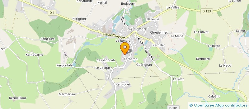 localisation de l'entreprise MADAME CECILIA GRANGER  BIGNAN