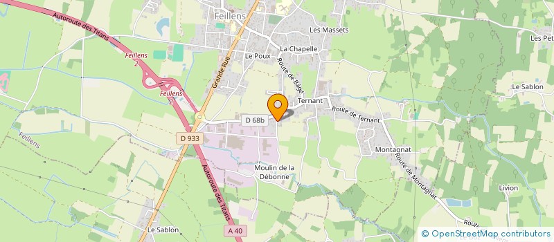 localisation de l'entreprise MADAME CECILIA GUILLOMIN à FEILLENS