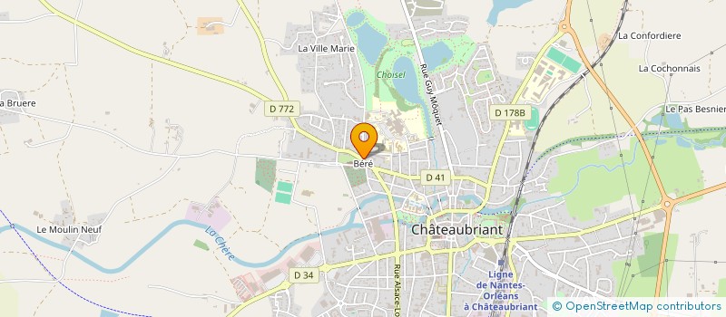 localisation de l'entreprise MADAME CECILIA GUINOISEAU  CHATEAUBRIANT