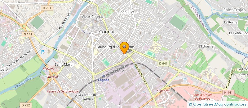 localisation de l'entreprise MADAME CECILIA HENRY à COGNAC