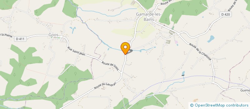 localisation de l'entreprise MADAME CECILIA HERVE  GAMARDE-LES-BAINS