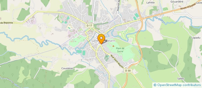 localisation de l'entreprise MADAME CECILIA JIMENEZ à SALIES-DE-BEARN