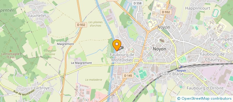 localisation de l'entreprise MADAME CECILIA JOAQUIN  NOYON