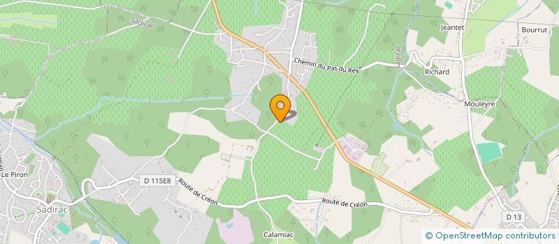 localisation de l'entreprise MADAME CECILIA JOSEPH  SADIRAC