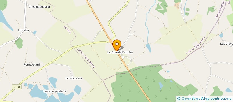 localisation de l'entreprise MADAME CECILIA LABARDE  LATHUS-SAINT-REMY