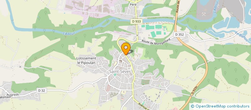 localisation de l'entreprise MADAME CECILIA LAGIERE  SAINT-SEVER