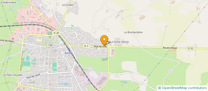 localisation de l'entreprise MADAME CECILIA LANDAIS  EVRON