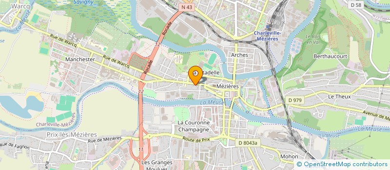 localisation de l'entreprise MADAME CECILIA LARZILLIERE  CHARLEVILLE-MEZIERES