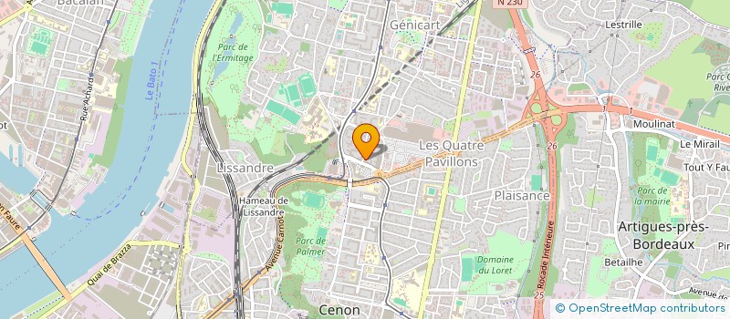 localisation de l'entreprise MADAME CECILIA LATONA  LORMONT