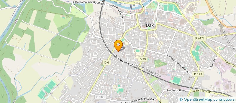 localisation de l'entreprise MADAME CECILIA LAVIGNE  DAX