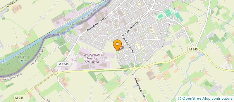 localisation de l'entreprise MADAME CECILIA LHERBIER  COMINES