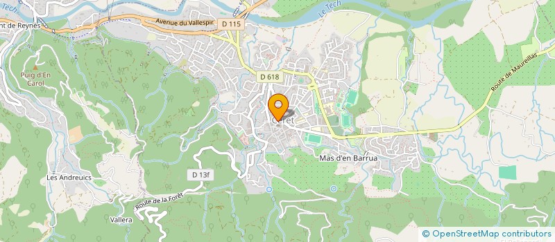 localisation de l'entreprise MADAME CECILIA LOPEZ à CERET