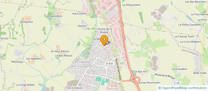 localisation de l'entreprise MADAME CECILIA LOUIS-JEAN  LA CHAPELLE-DES-FOUGERETZ