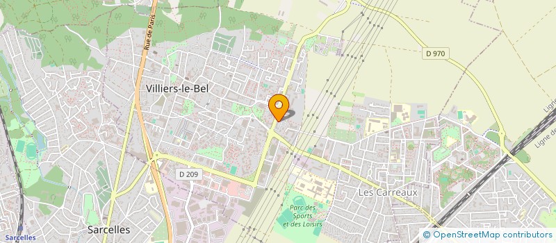 localisation de l'entreprise MADAME CECILIA LUSILAVO NKELO  VILLIERS-LE-BEL