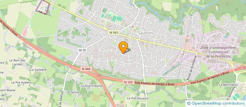 localisation de l'entreprise MADAME CECILIA MACHURET  SAUTRON