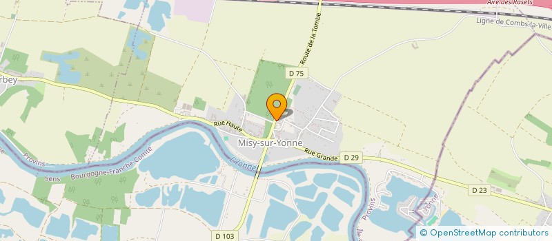 localisation de l'entreprise MADAME CECILIA MAGALHAES  MISY-SUR-YONNE