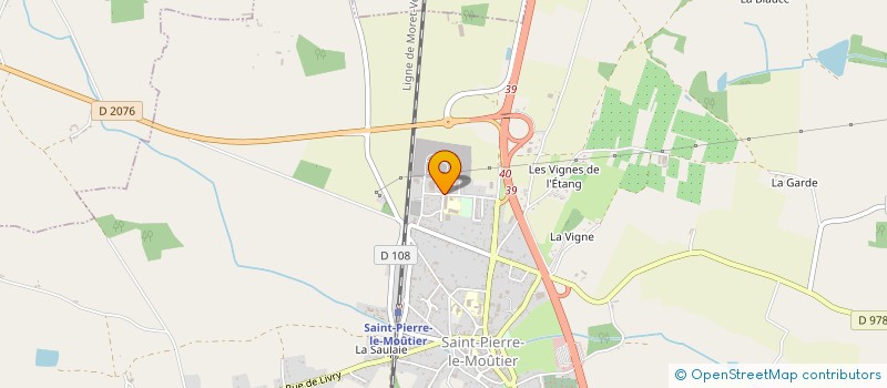 localisation de l'entreprise MADAME CECILIA MARCOTTE à SAINT-PIERRE-LE-MOUTIER