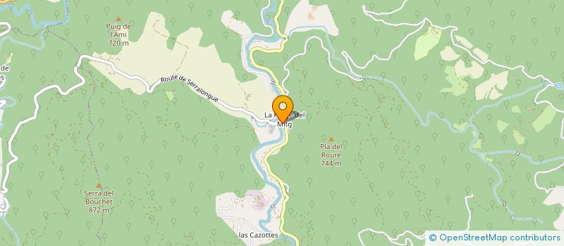 localisation de l'entreprise MADAME CECILIA MARCQ  SAINT-LAURENT-DE-CERDANS