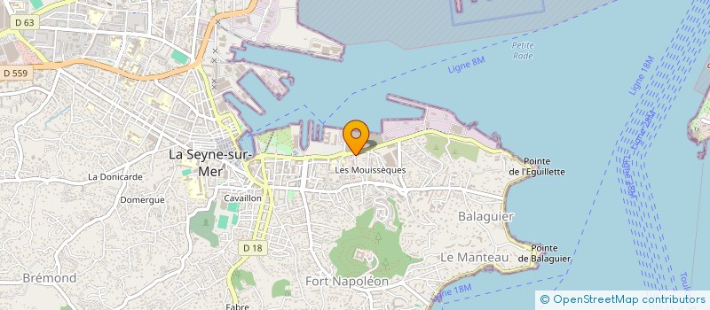 localisation de l'entreprise MADAME CECILIA MARTIAL à LA SEYNE SUR MER
