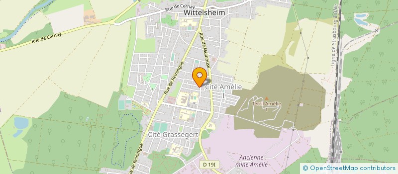 localisation de l'entreprise MADAME CECILIA MARULLI à WITTELSHEIM