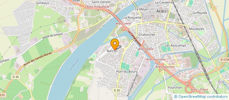 localisation de l'entreprise MADAME CECILIA MASTRANTUONO  ARLES