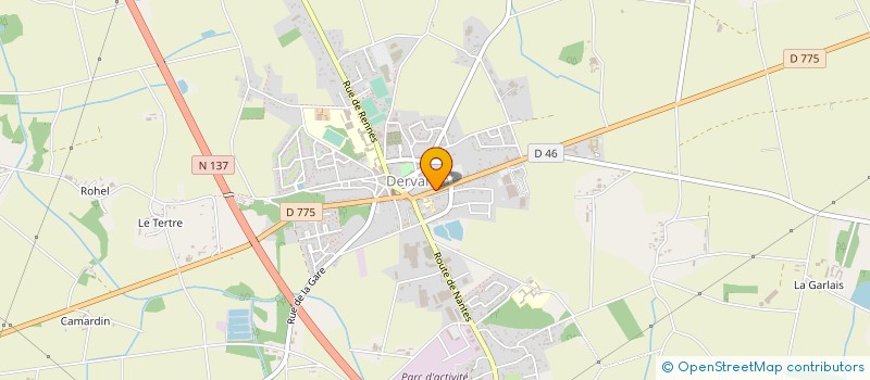 localisation de l'entreprise MADAME CECILIA MENET  DERVAL