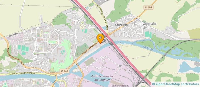 localisation de l'entreprise MADAME CECILIA MOREL  MONTEREAU-FAULT-YONNE