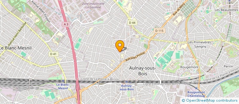 localisation de l'entreprise MADAME CECILIA PANORMITA  AULNAY-SOUS-BOIS