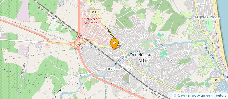 localisation de l'entreprise MADAME CECILIA PICQUET  ARGELES-SUR-MER