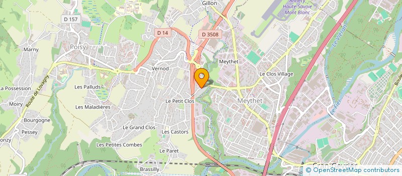 localisation de l'entreprise MADAME CECILIA PIERRAT  POISY