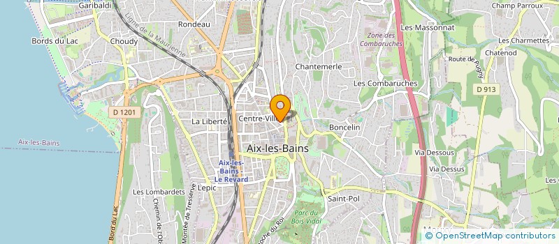 localisation de l'entreprise MADAME CECILIA PIESSET  AIX-LES-BAINS