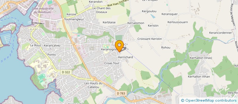 localisation de l'entreprise MADAME CECILIA POISSON à CONCARNEAU