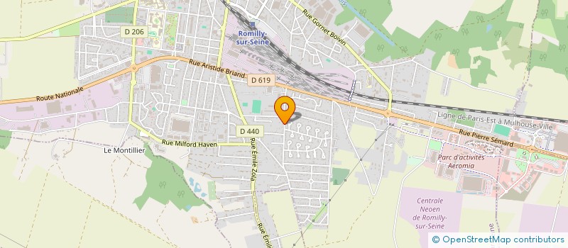 localisation de l'entreprise MADAME CECILIA POPOTTE  ROMILLY-SUR-SEINE