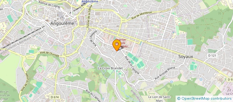 localisation de l'entreprise MADAME CECILIA PUGLIA GONZALEZ à ANGOULEME