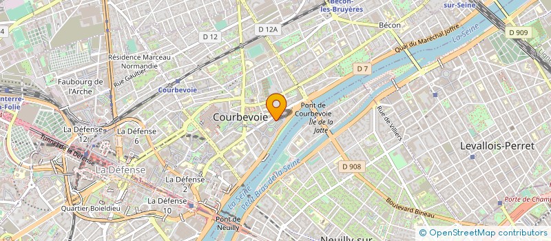 localisation de l'entreprise MADAME CECILIA REILLY à COURBEVOIE