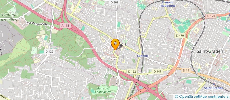 localisation de l'entreprise MADAME CECILIA ROUILLY  SANNOIS