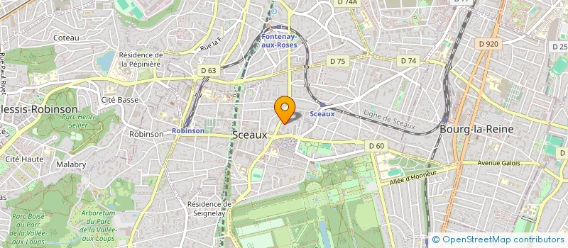 localisation de l'entreprise MADAME CECILIA ROVIRA à SCEAUX