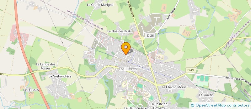 localisation de l'entreprise MADAME CECILIA ROYER  TREILLIERES