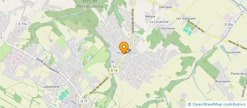 localisation de l'entreprise MADAME CECILIA SANTIAGO  LAUNAGUET